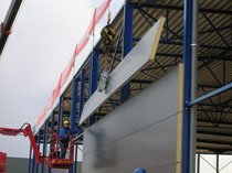 работы с сендвич панелями в Красноярске